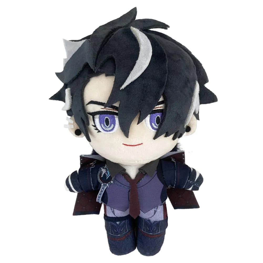 Anime Peluche Wriothesley Morbido Figurina Anime Cuscino 20CM Decorazione per Camera da Letto Auto Cuscino Regalo per gli Amanti degli Anime