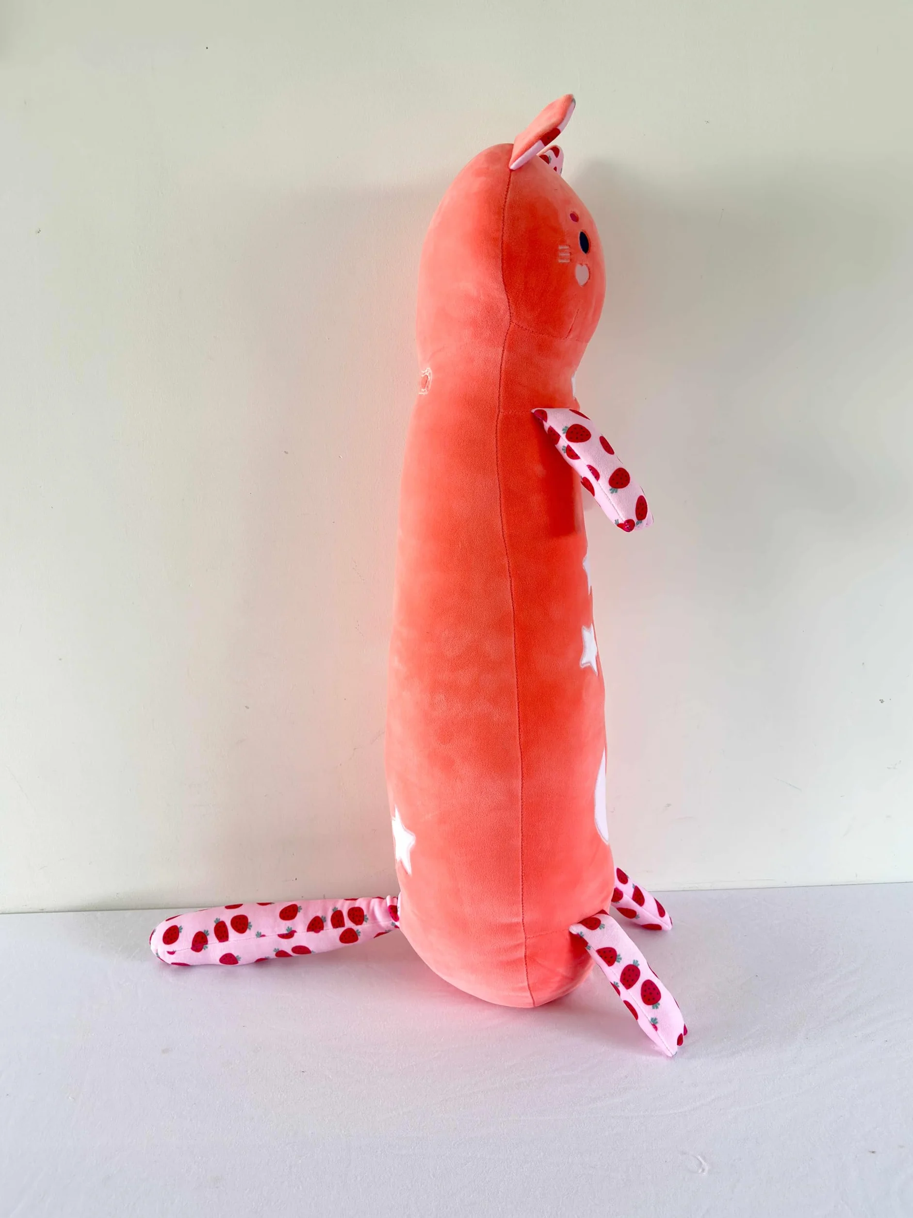 Nice Group - MOMOMI Kurai Yuki 80 cm, 1 Pupazzo Gatto Rosa salmone