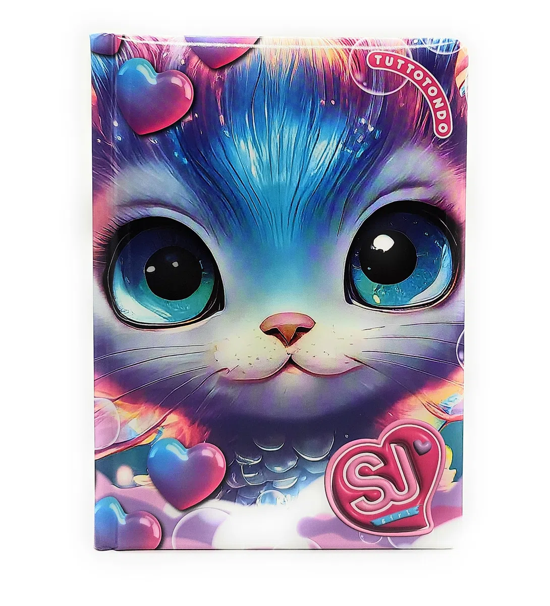 DIARIO AGENDA SCUOLA datato 2025/2026 SEVEN SJ GANG ANIMALI GIRL (Gattino)