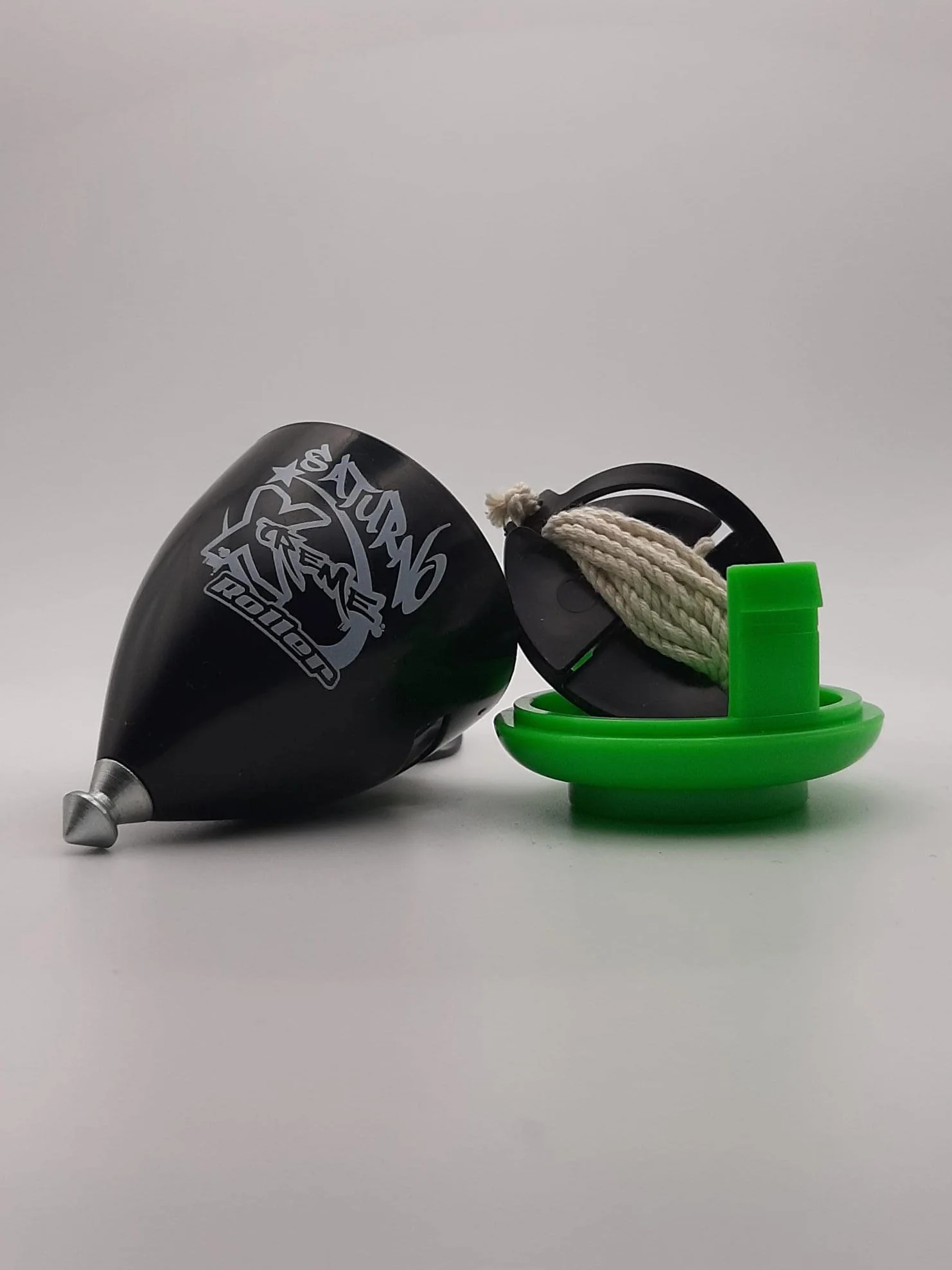 trompos space- Saturno Xt Roller Gerardo Montero y Javi De María Trottola, Colore Nero, M, SXRNCUER