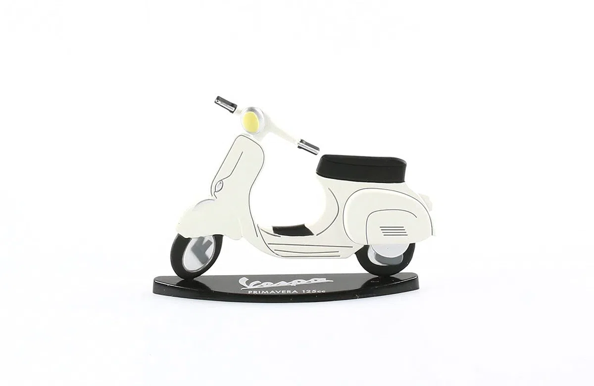 OPO 10 - Lotto di 4 Riproduzioni 2D di Scooter compatibili con Vespa 7 cm: 50 Special + 150 GS + PX 125 + 125 Primavera