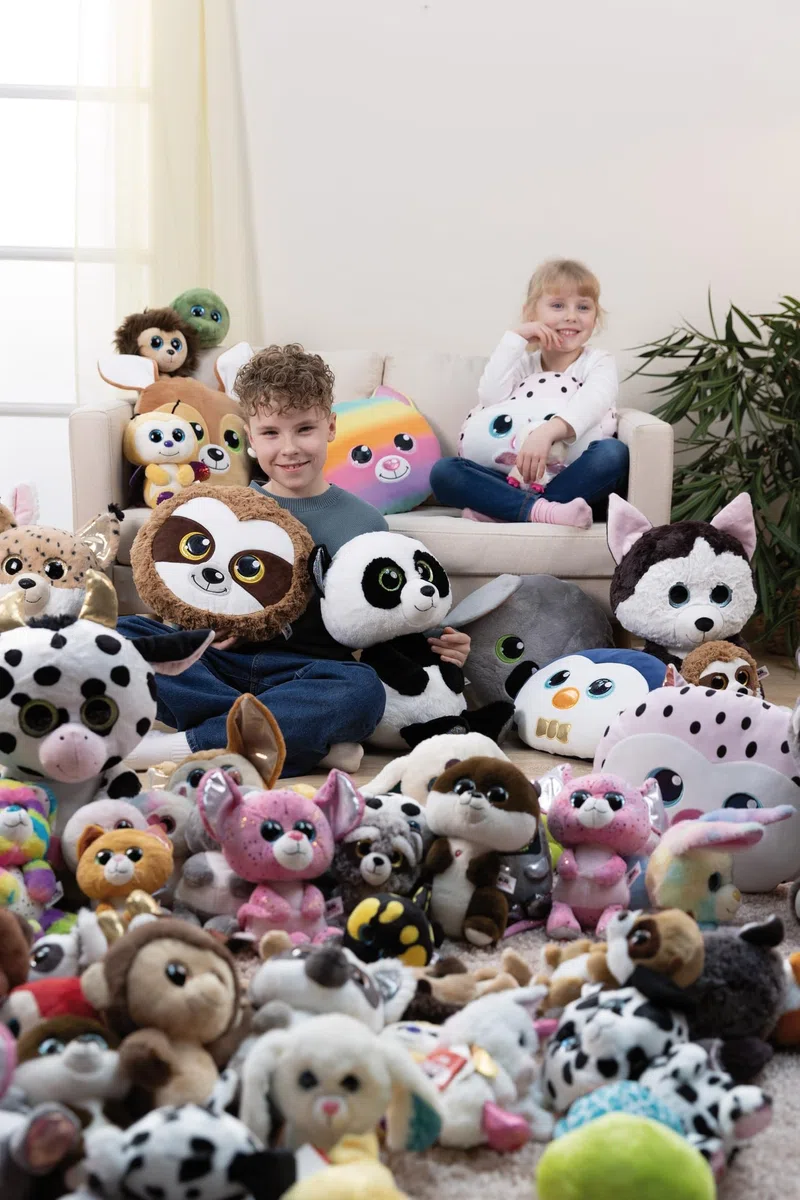 NICI 62209 Glubschis Sniffy Cuscino a Forma di Pinguino, Morbido e Adatto a Ragazzi, Ragazze, Neonati e Amanti dei Peluche, Ideale per casa, Asilo o in Viaggio, 35 x 30 cm, Blu