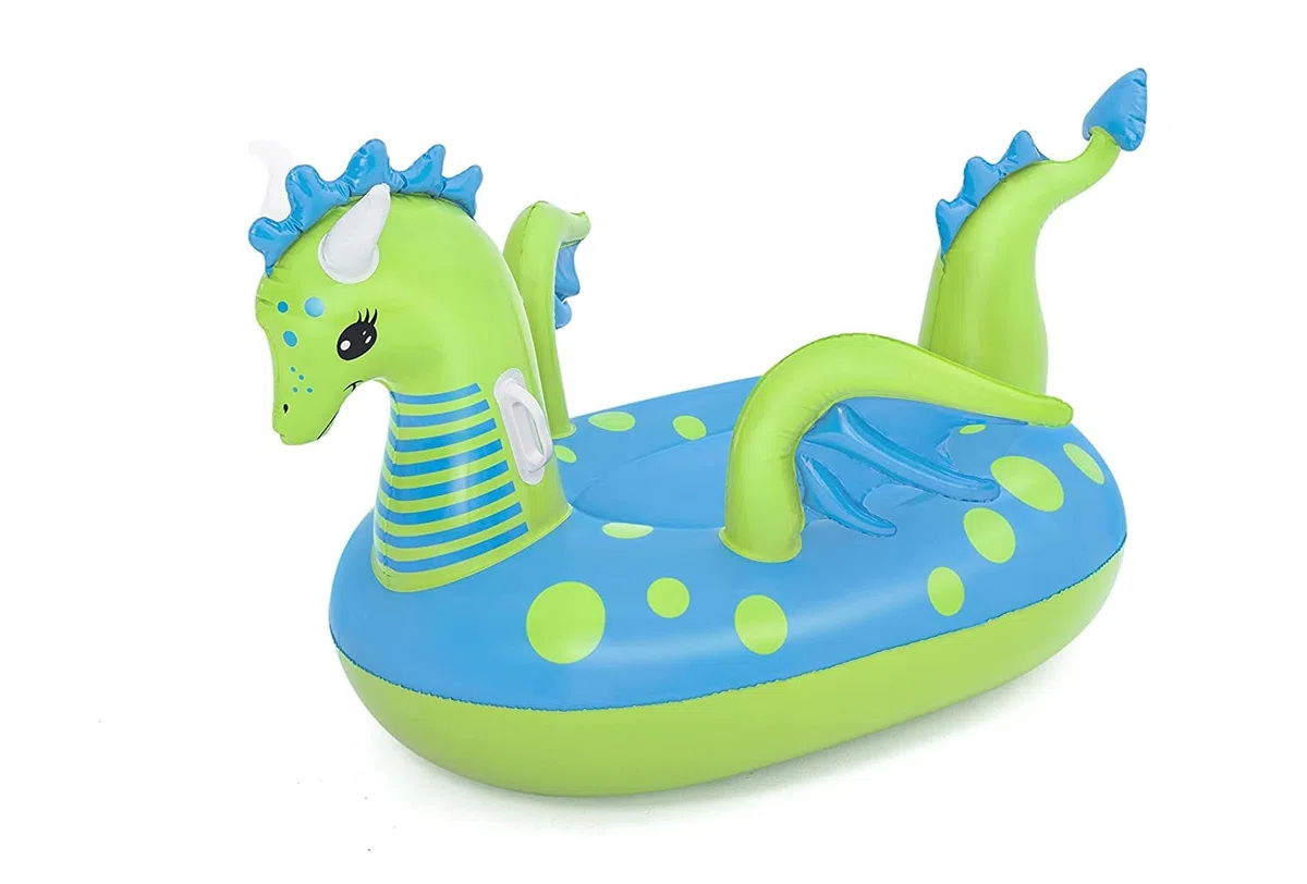 Bestway 41476 Cavalcabile Fantasy Dragon 1,34 m x 1,42 m