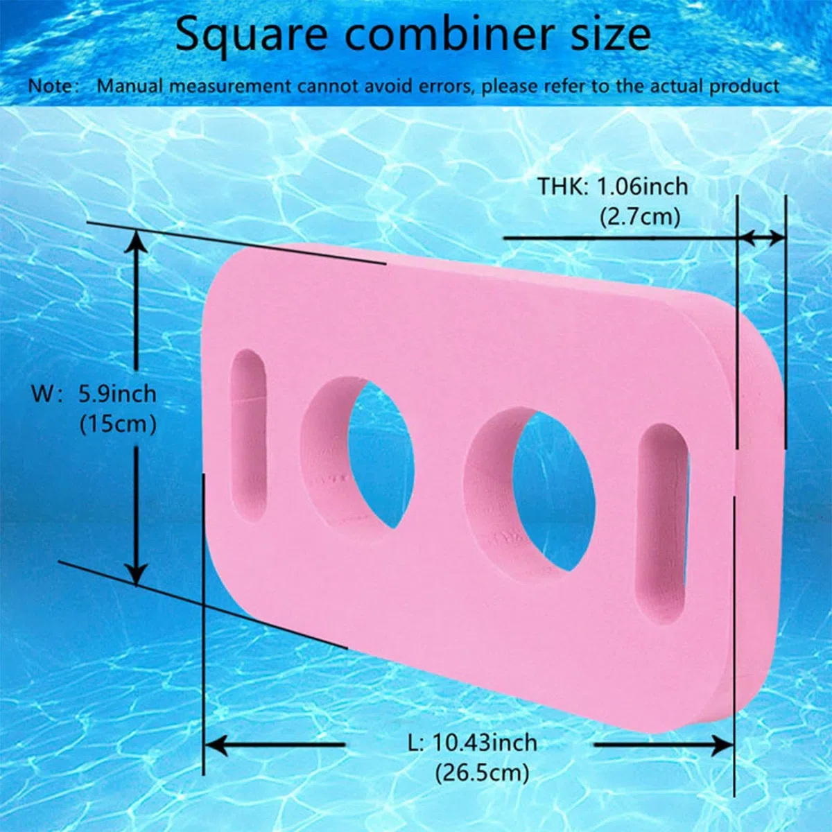 Connettore noodle per piscina, connettore noodle per nuotare - 3x Connettori a bastone da nuoto buchi,Accessorio per attività acquatiche, allenamento per l'acqua per la spiaggia