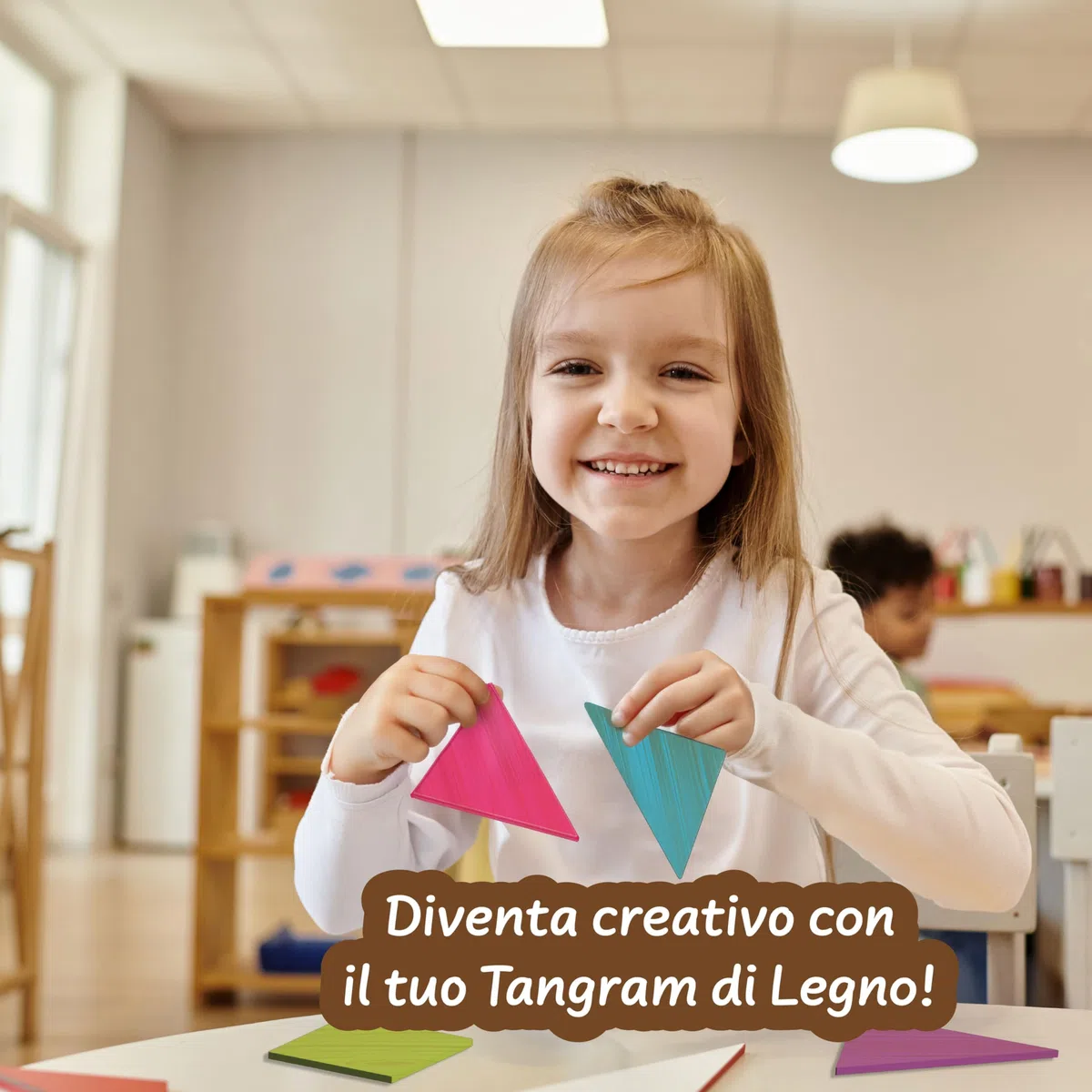 Science4you Puzzle Tangram in Legno per Bambini di 3 4 5 Anni – Tangram in Legno, Gioco Mentale di Figure Vintagei, Giocattolo Educativo Montessori per Bambini e Bambine di età 3 4 5 6+ Anni