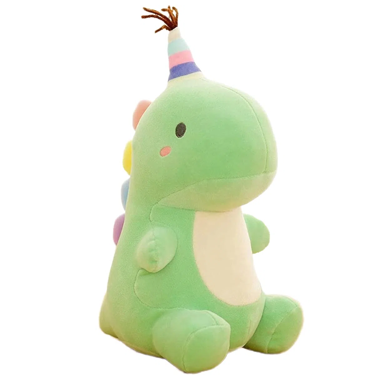 Dinosauro Peluche Kawaii Giocattolo Simpatico Cartone Animato Dinosauro Bambola Peluche Animale Regalo di Compleanno Natale, 30cm (Verde)