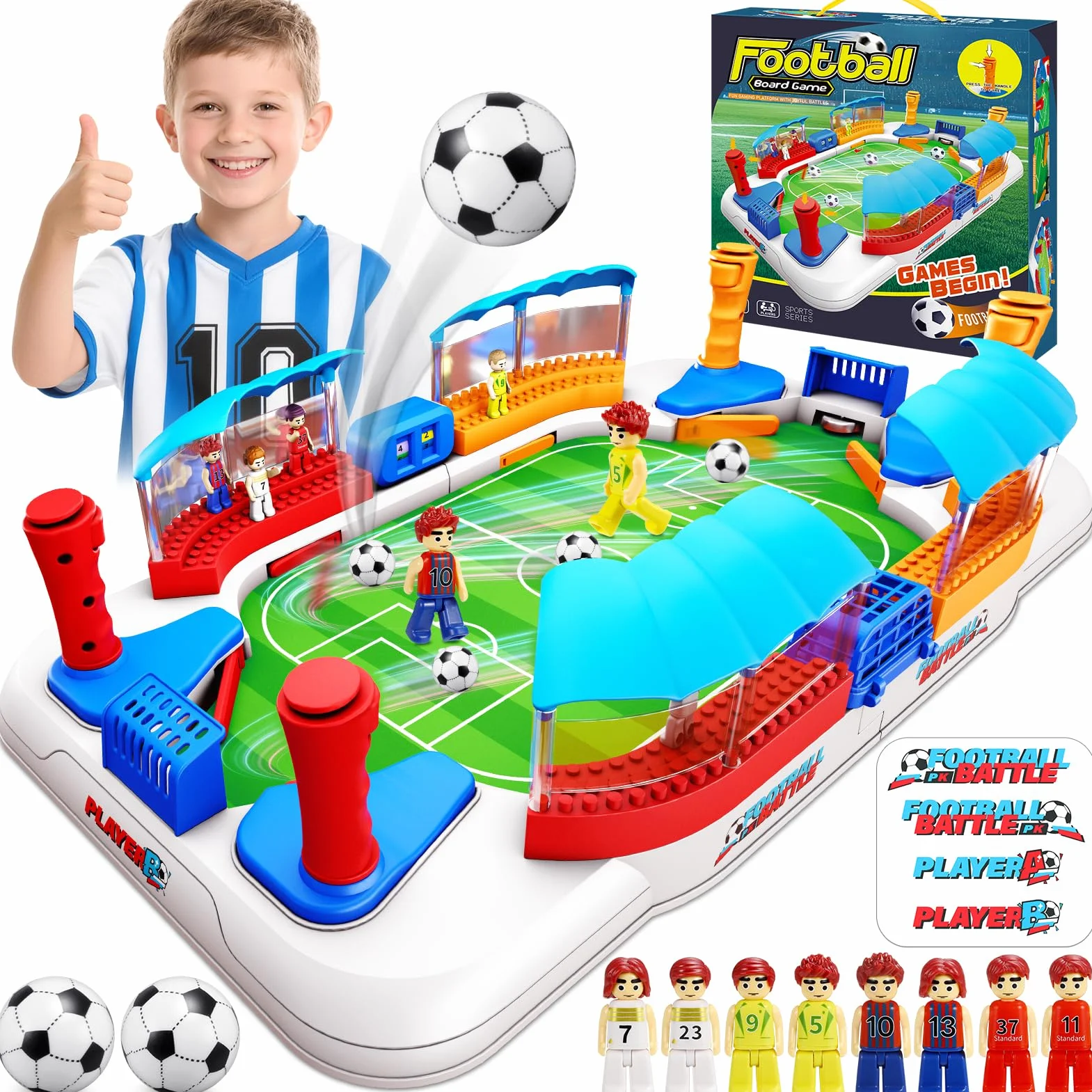 Calcio Balilla Bambini Adulti - Giochi da Tavolo Interattivi in Famiglia