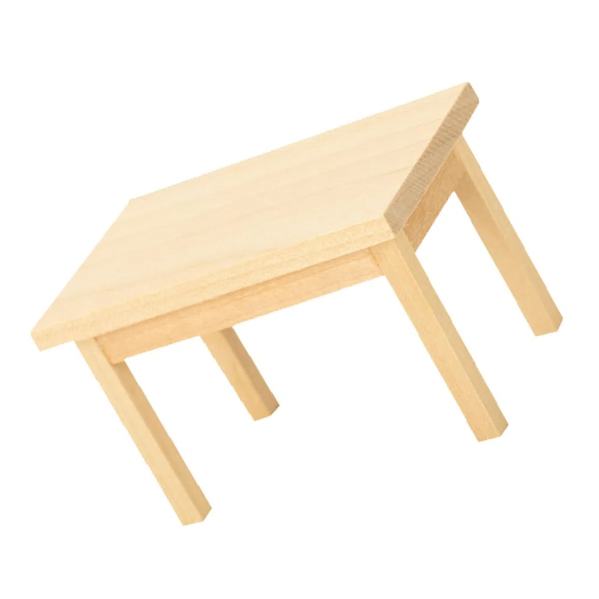 TOYANDONA Mini tavolo da pranzo in legno per bambole, mini tavolo da pranzo in miniatura, accessorio per mobili in miniatura, tavolo da pranzo, modello di mobili