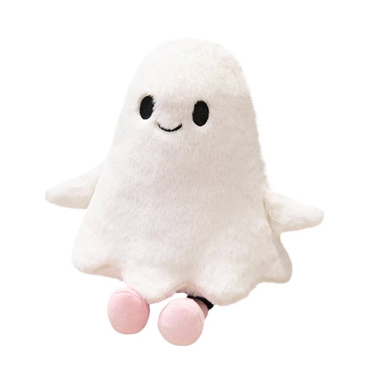 Generico Giocattolo Fantasma - Migliora L'arredamento E Il Gioco Della Stanza Di Halloween, Bambola Di Carina, Altezza 30 Cm + Base Ponderata 290 G, Tessuto Corto In Peluche Dalla Consistenza Morbida