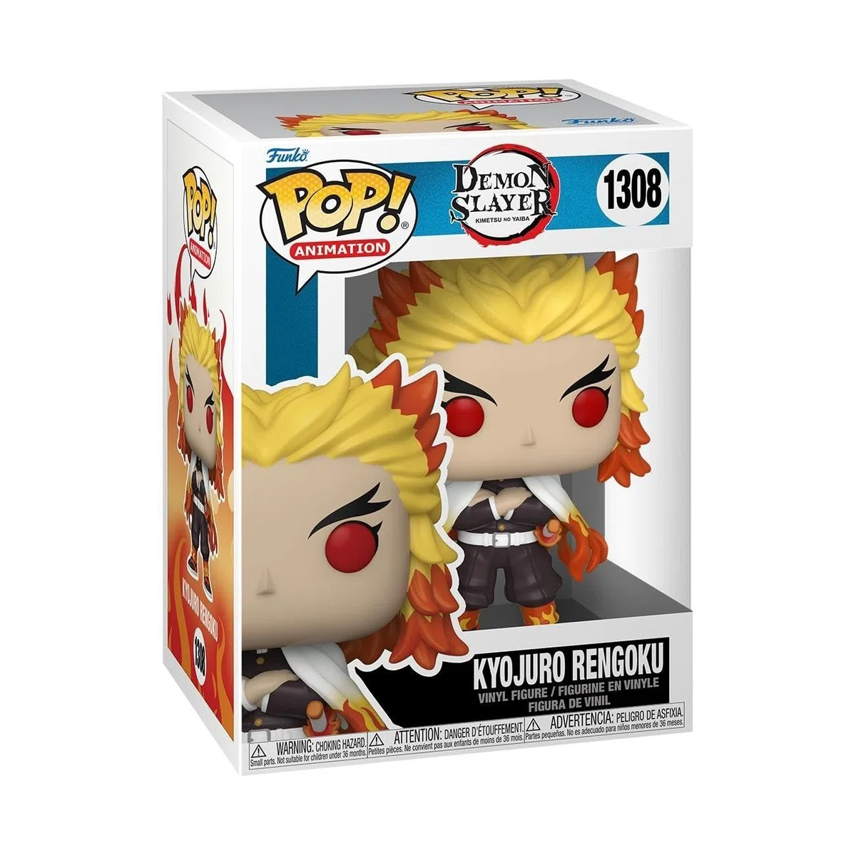 Funko Pop! Animation: Demon Slayer - Rengoku- Figura in Vinile da Collezione - Idea Regalo - Merchandising Ufficiale - Giocattoli per Bambini e Adulti - Anime Fans - Figura per i Collezionisti