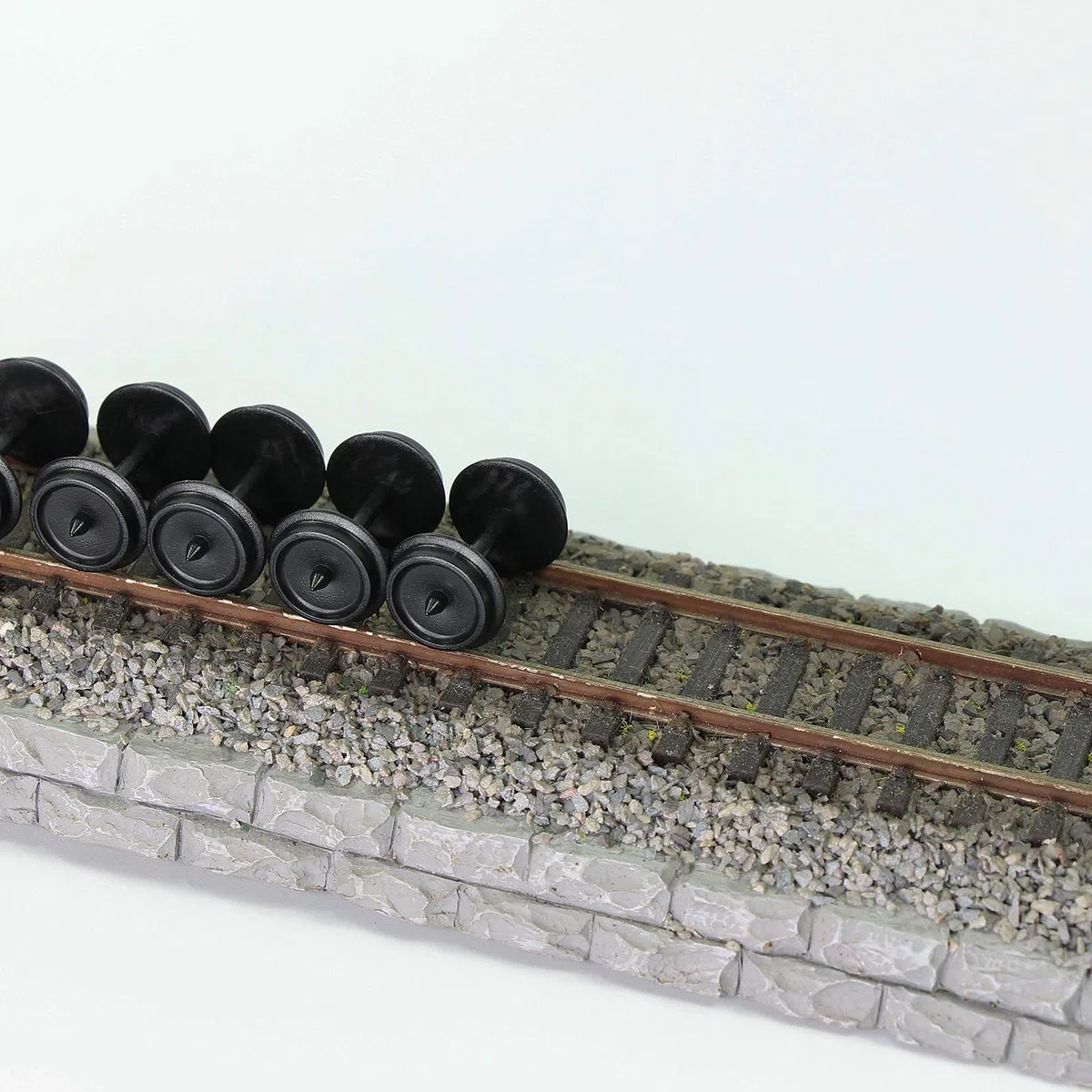 Evemodel Ruote in plastica Pom da 36'' in Scala Ho per modellini di Treni 1:87 Set di Ruote da 36".