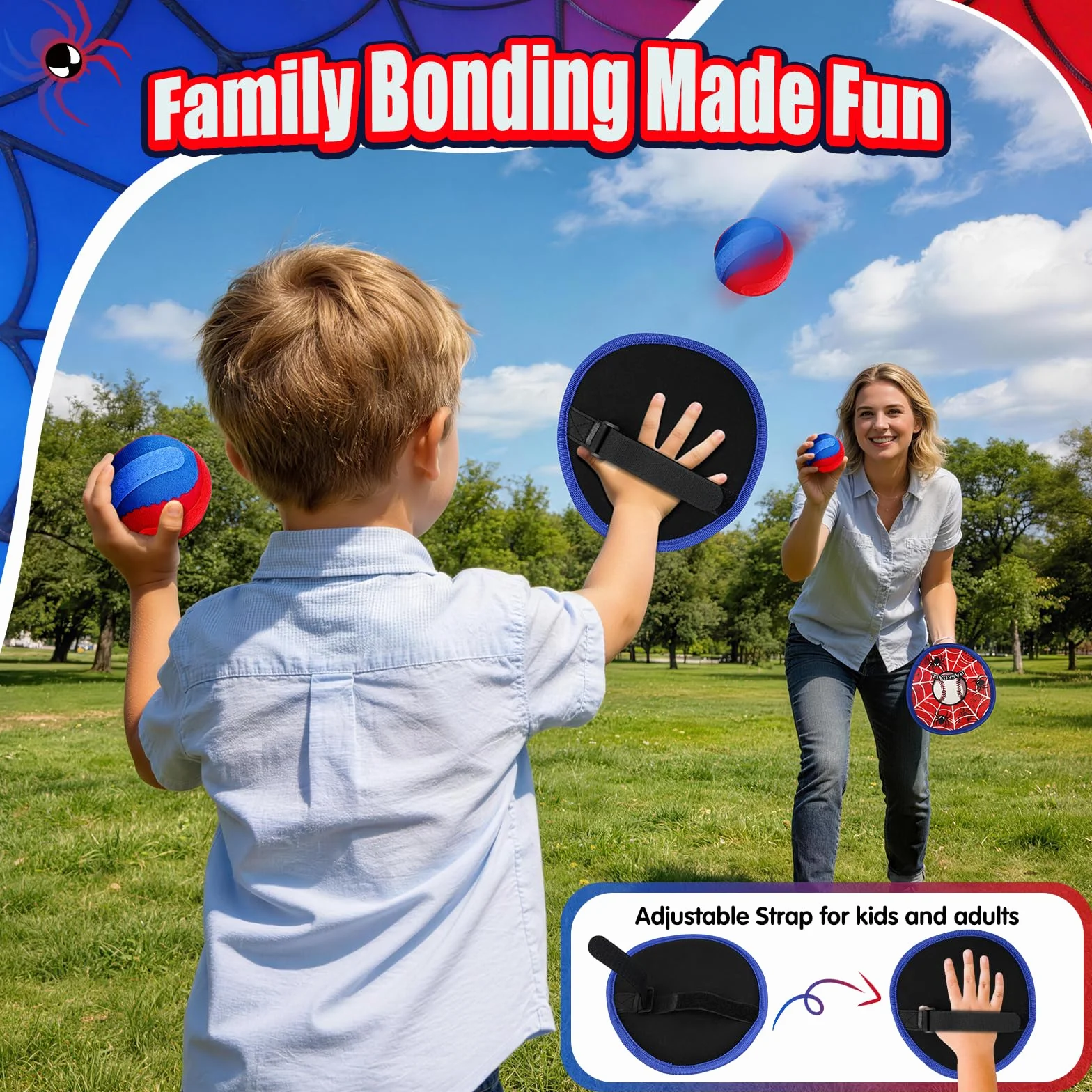 HaoVrisn Giochi Bambini di Lancio e Cattura, Giochi da Esterno per Bambini, Gioco da Giardino e Giocattolo da Spiaggia per Bambini 3-12 Anni, Ideale Regalo di Pasqua o Regalo di Compleanno Bambini
