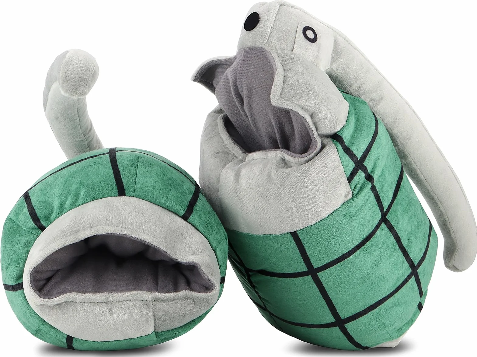 Roffatide Anime Peluche Cuscino Cosplay Guanti a forma di granata Cuscini 2 pezzi