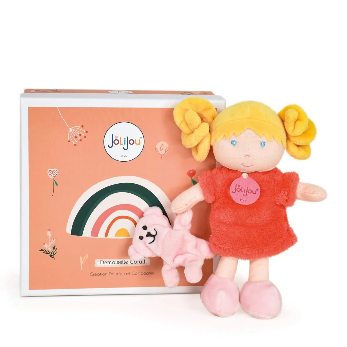 Jolijou Pupazzo La Mia Prima Bambola ma Premiere Poupee, Mlle Corail