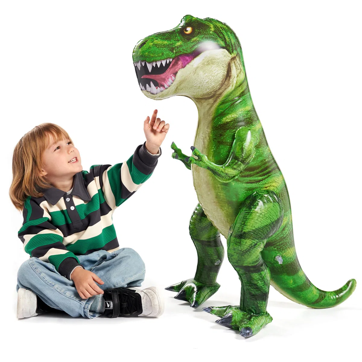 JOYIN - Dinosauro gonfiabile T-Rex da 94 cm, Tyrannosaurus Rex per decorazioni in piscina, per feste di compleanno, regalo per bambini e adulti