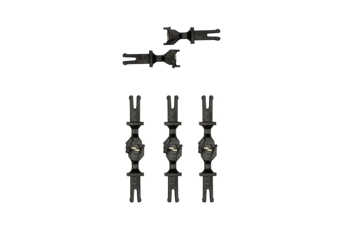 Hornby Buckeye R7398 - Set di giunti magnetici per treni e pezzi di ricambio per set ferroviari Hornby OO Gauge, strumenti di accoppiamento e modellazione, accoppiamenti magentici (confezione da 16