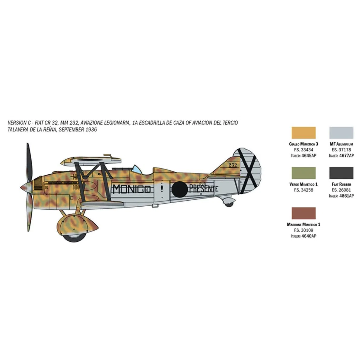 Italeri - 1438 CR 32 Freccia, Scala 1:72, Plastic Model Kit, Modello in Plastica da Montare, Modellismo