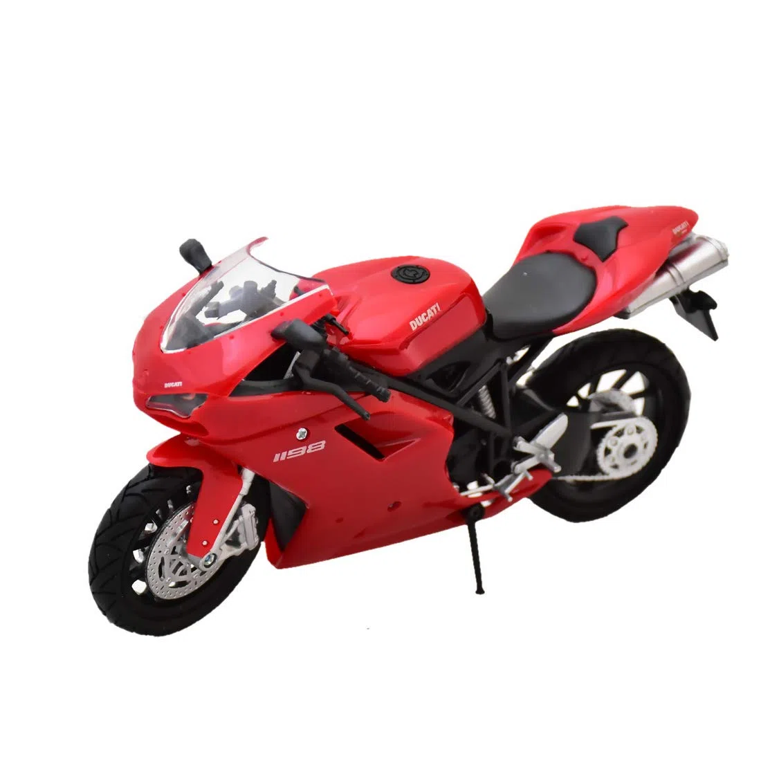 New Ray 57143A - Ducati 1198, Scala 1:12, Die Cast, Colori assortiti, 1 pezzo