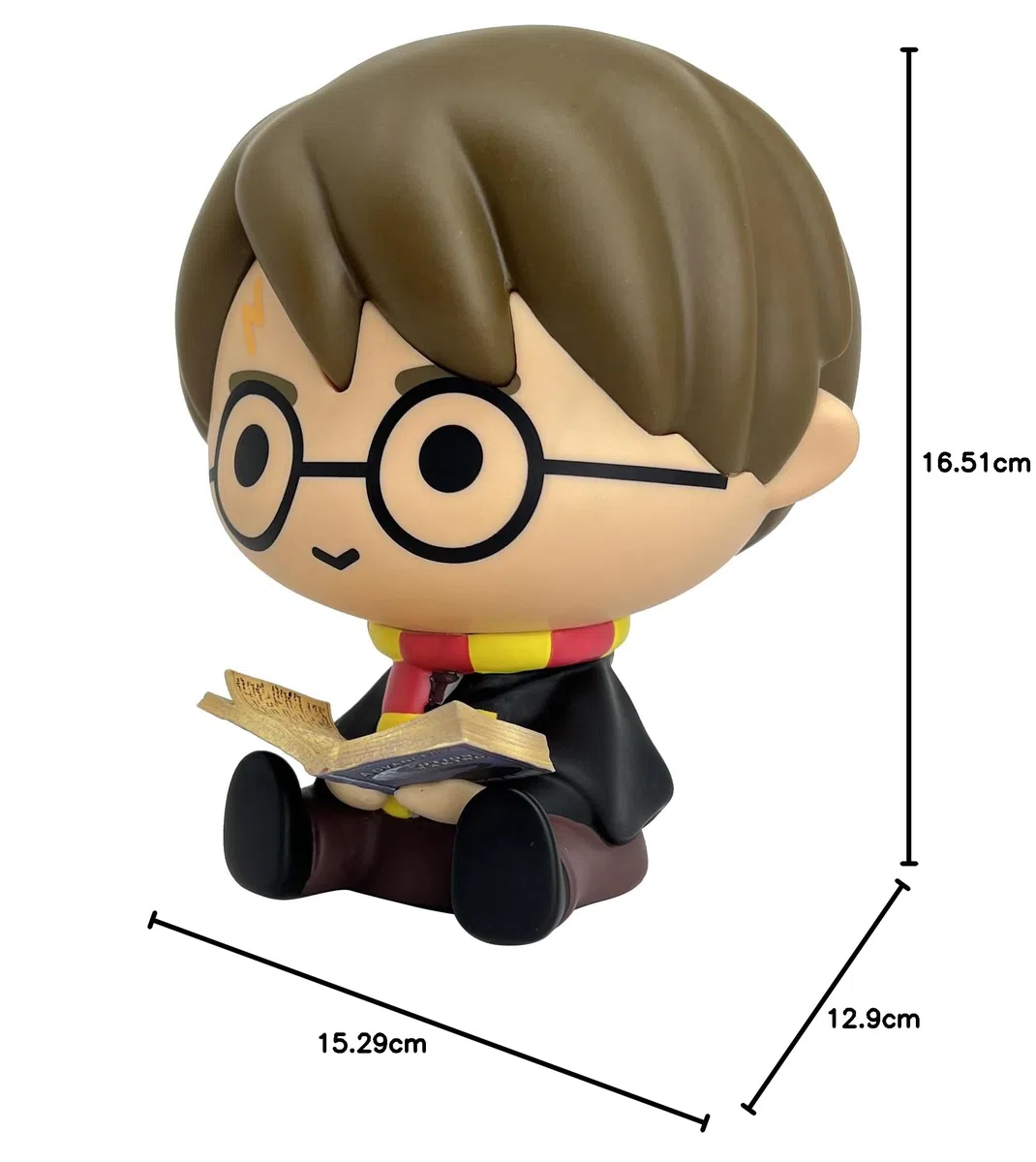 PLASTOY Hucha Harry Potter con Un Libro Incantesimo da 16 cm