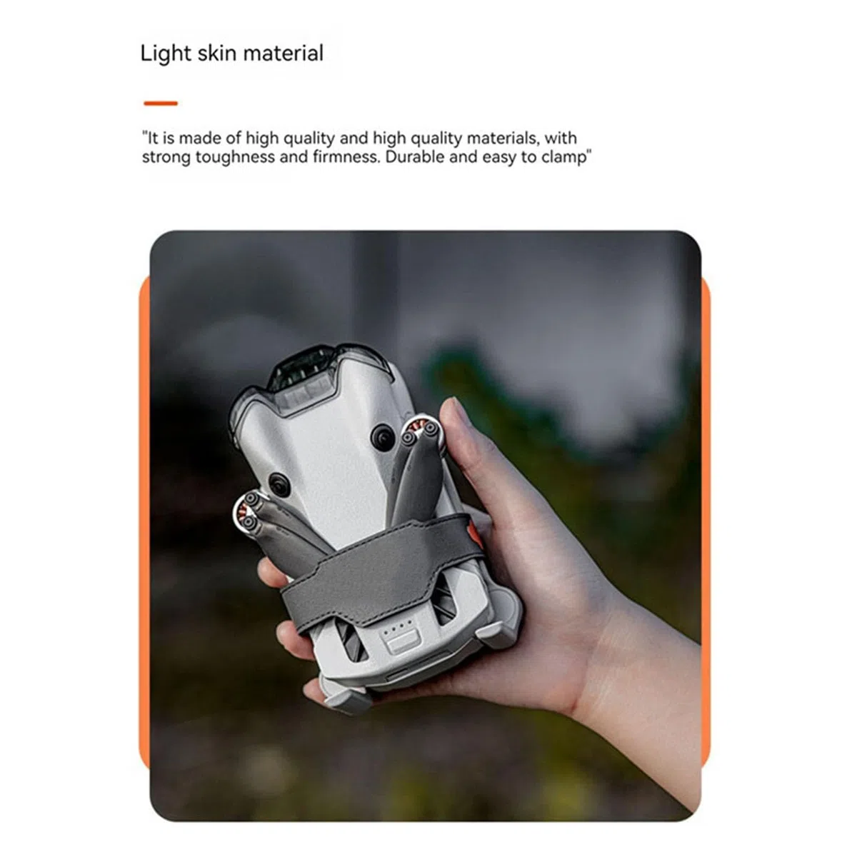 Elica Fixator Holder Protector per DJI Mini4 Pro Drone Paddle Beam Blade Bundle PU Belt Accessori