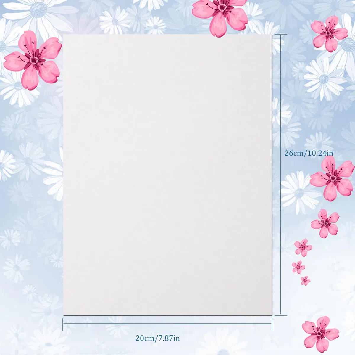 Carta assorbente per pressa per fiori, 20 fogli 20 x 26 cm, carta per erbario grande, altamente assorbente e riutilizzabile (20 x 26 cm)