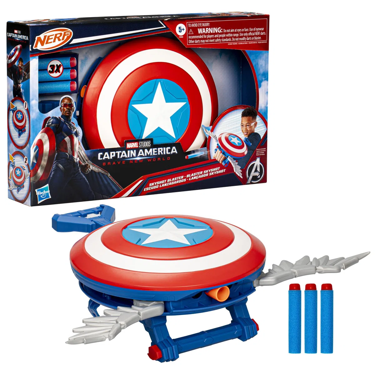 Hasbro Captain America NWO SKYSHOT Blaster Role Play