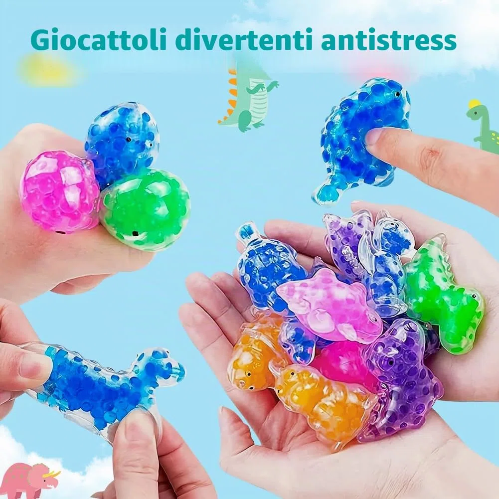 Ainiv 24PZ Squishy Piccoli Gadget Compleanno Bambini, Kawaii Giocattoli Sensoriali, Antistress Fidget Toys, Mini Giocattoli Antistress da Spremere Morbidi, Regalo di Natale, Regalini Fine Festa