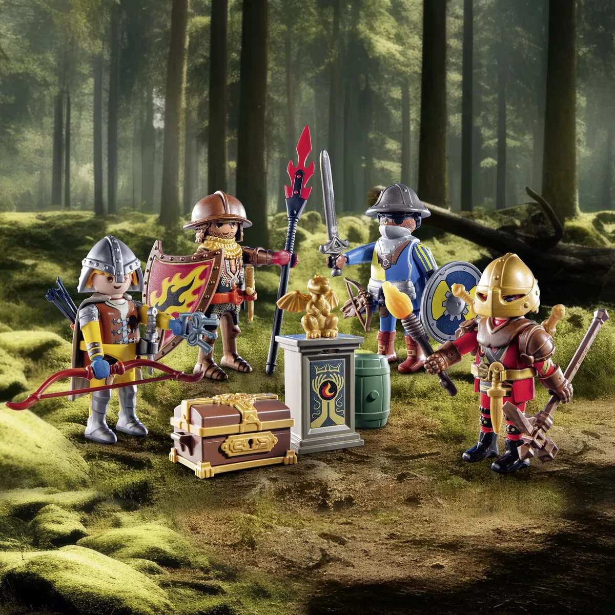 PLAYMOBIL Novelmore 71487 My Figures: Cavalieri, Cavalieri di Novelmore e Cavalieri di Burnham, Figure Personalizzabili, Giochi di Ruolo Divertenti, Giocattolo Realistico per Bambini dai 5 Anni in su