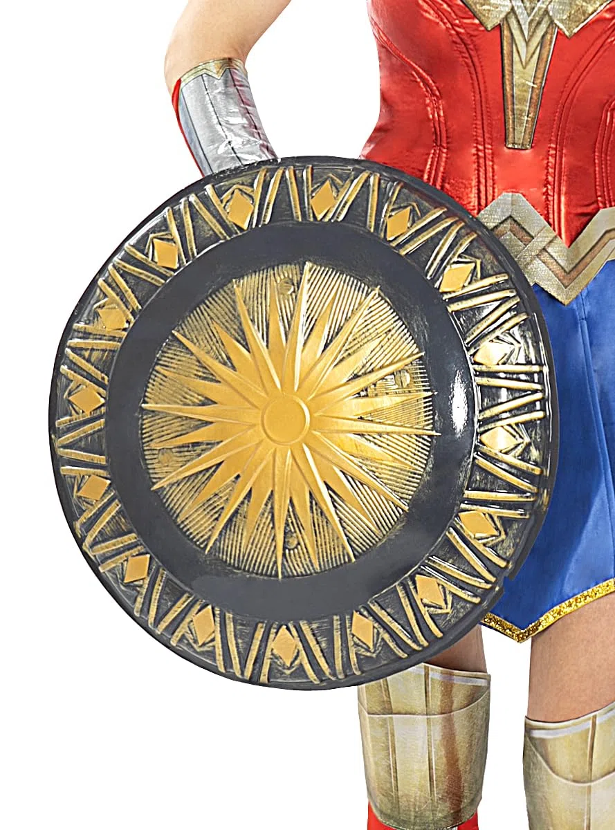 Funidelia | Scudo di Wonder Woman per donna e uomo Supereroi, DC Comics, Lega della Giustizia - Accessori per Adulto, accessorio per costume - Rosso