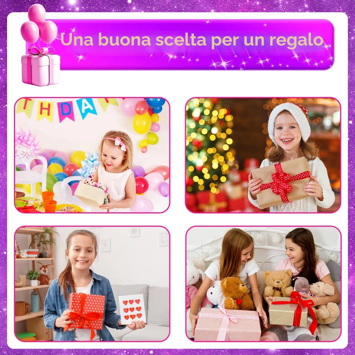 Aocii Kit di diario fai-da-te per ragazze, regali per ragazze di 6-14 anni, set di forniture per album di ritagli e diario