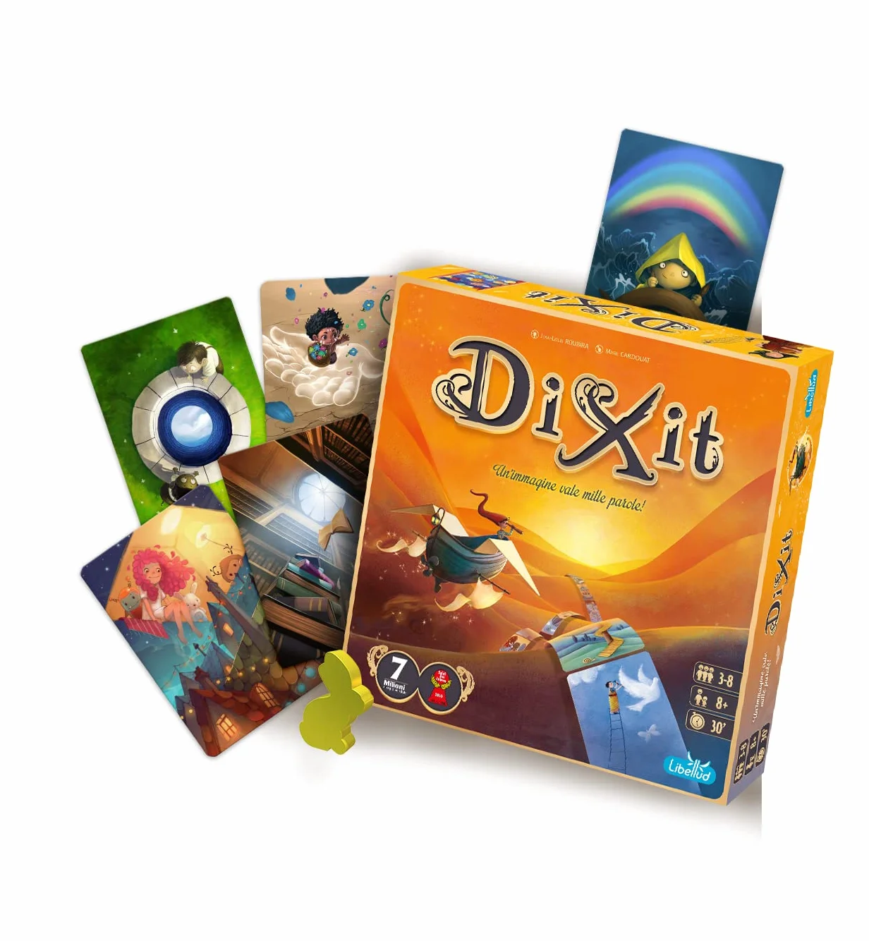Asmodee Dixit Gioco da Tavolo Immaginazione Fantasia 3-8 Giocatori 8+ Anni Edizione Italiano