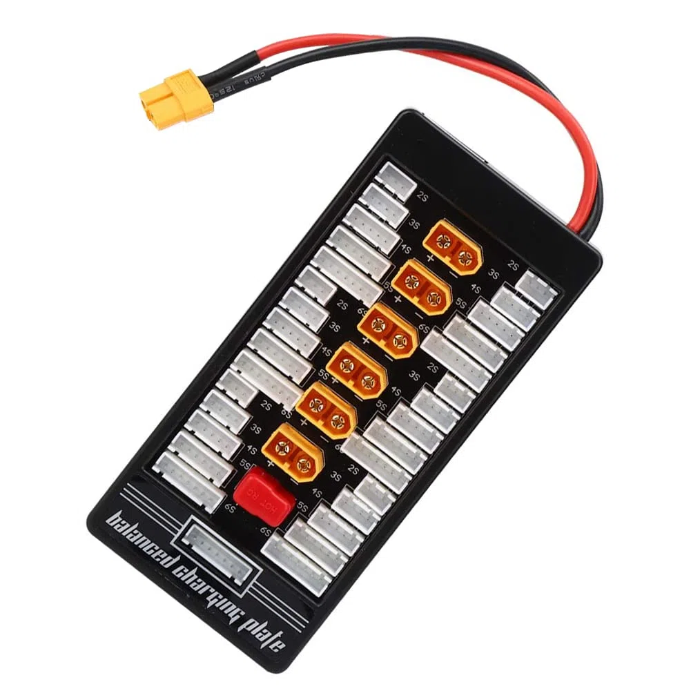 WANGCL RC XT60 Parallel Charging Board Balance Charger Expansion Spina XT60 Compatibile con batterie LiPo 2-6S