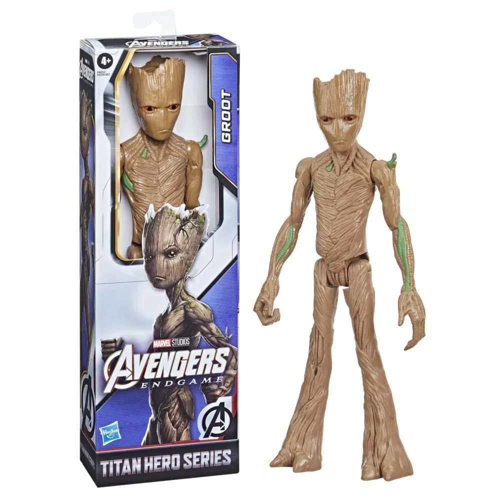Hasbro Marvel Avengers Titan Hero Series, action figure di Groot da 30 cm ispirata al film ""Avengers: Endgame"", giocattoli Marvel per bambini e bambine dai 4 anni in su