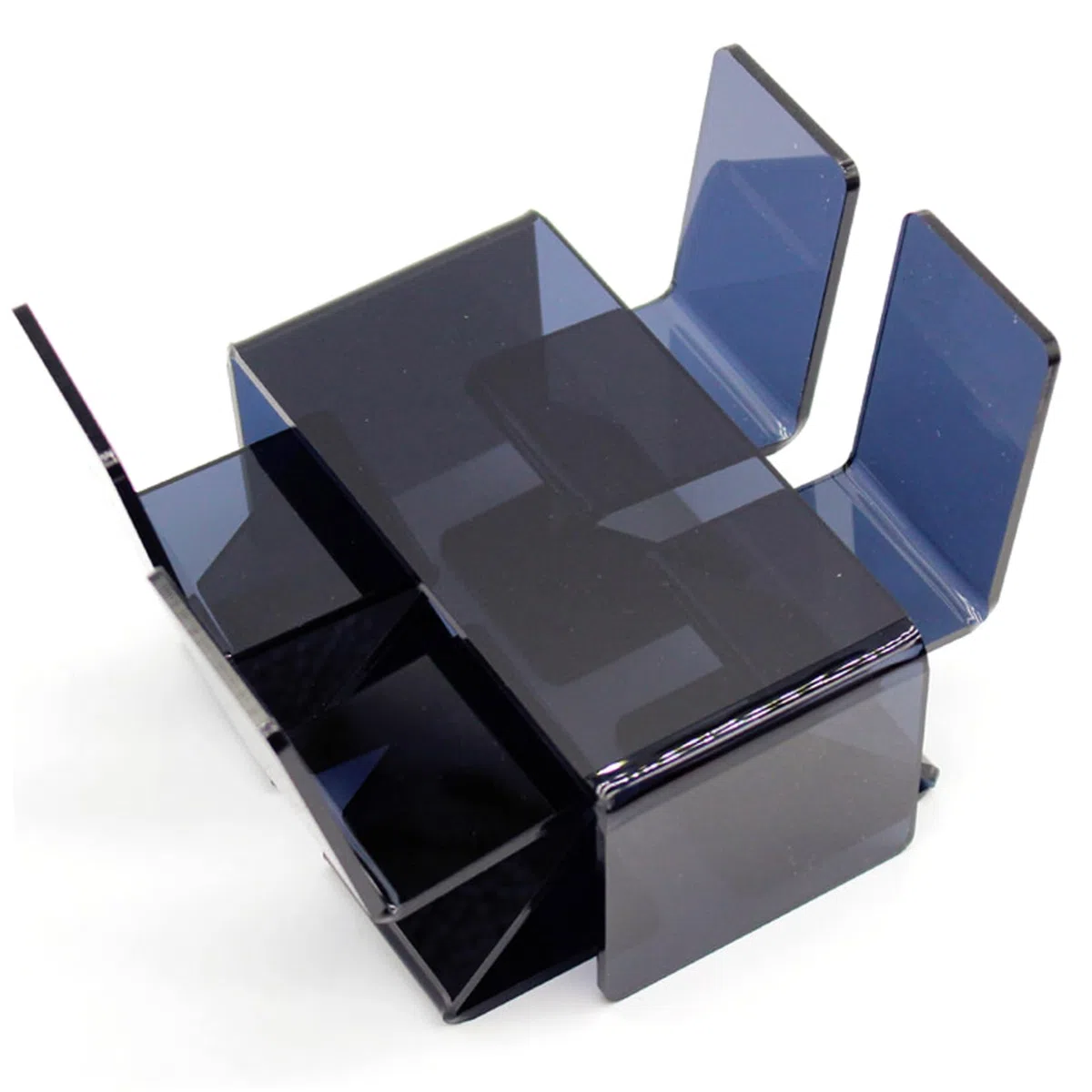 pezzi/set tavolo e sedie per casa delle bambole, simulazione tavolo in miniatura in plastica e 4 sedie per casa delle bambole, mobilio moderno decorativo per soggiorno, accessori per casa delle bambol