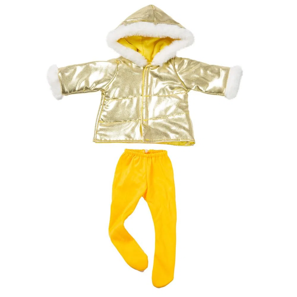 NIXNUT Vestiti per Bambole Abito Invernale Cappotto Lungo Soprabito Collant e Pantaloni per Bambola American Girl da 18 pollici