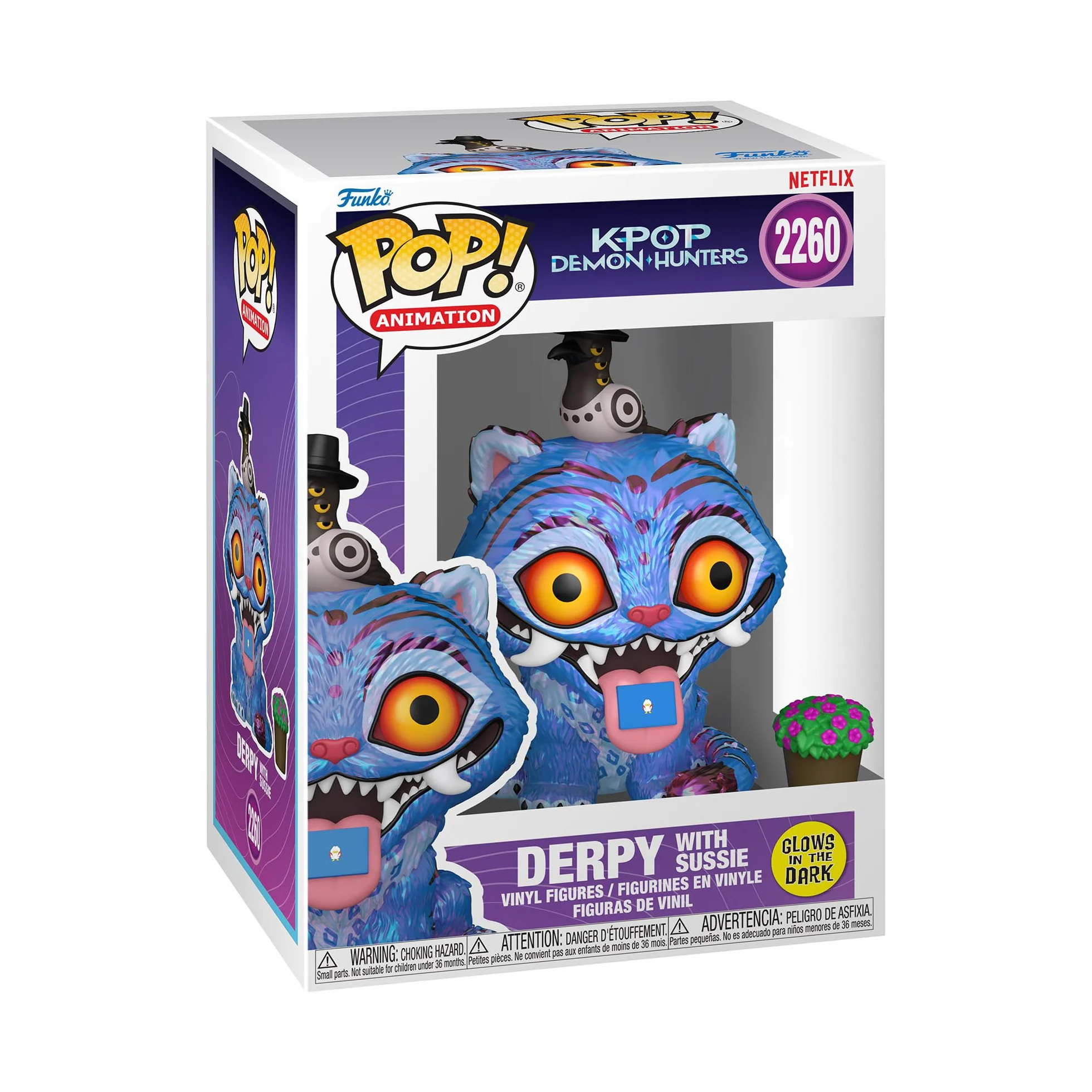 Funko Pop! Animation: KPop Demon Hunters - Derpy with Sussie (Glow in the Dark) - Figura in Vinile da Collezione - Idea Regalo - Merchandising Ufficiale