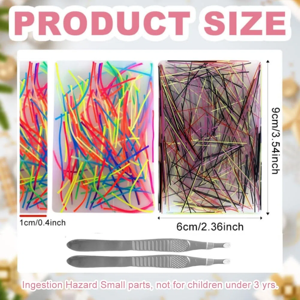 2pcs Picky Pad Skin Picking, Fidget Toys con perline e pinzette, giocattoli in silicone sensoriali riutilizzabili, picking dei capelli, antistress per alleviare l'ansia, antistress