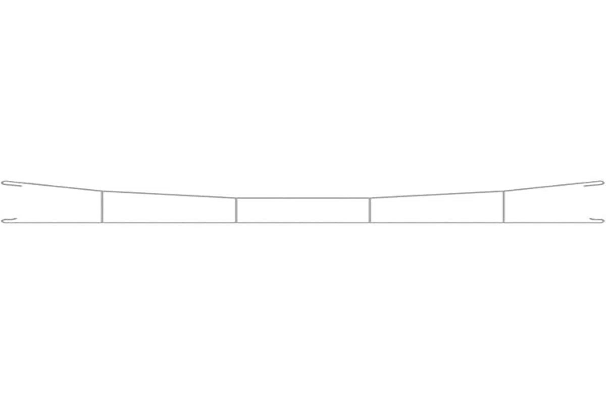 Viessmann 4133 – H0 Filo di Contatto 142,0 mm, 5 Pezzi