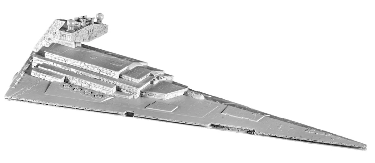 Revell Star Wars SnapTite Build and Play Imperial Star Destroyer Model Building Kit (16"x9"x4")