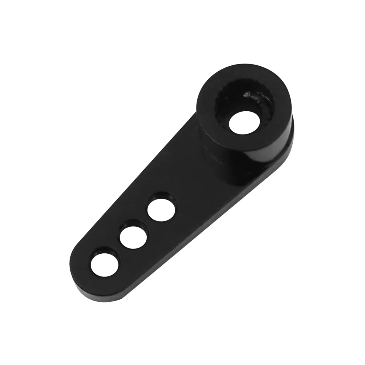 WANGCL 5PCS 25T Servo Horn Alluminio Servo Horn Arm 28mm per 1/10 RC Car RC Crawler Monster Trucks Compatibile con FUTABA GM995 GM996R Servo - Nero