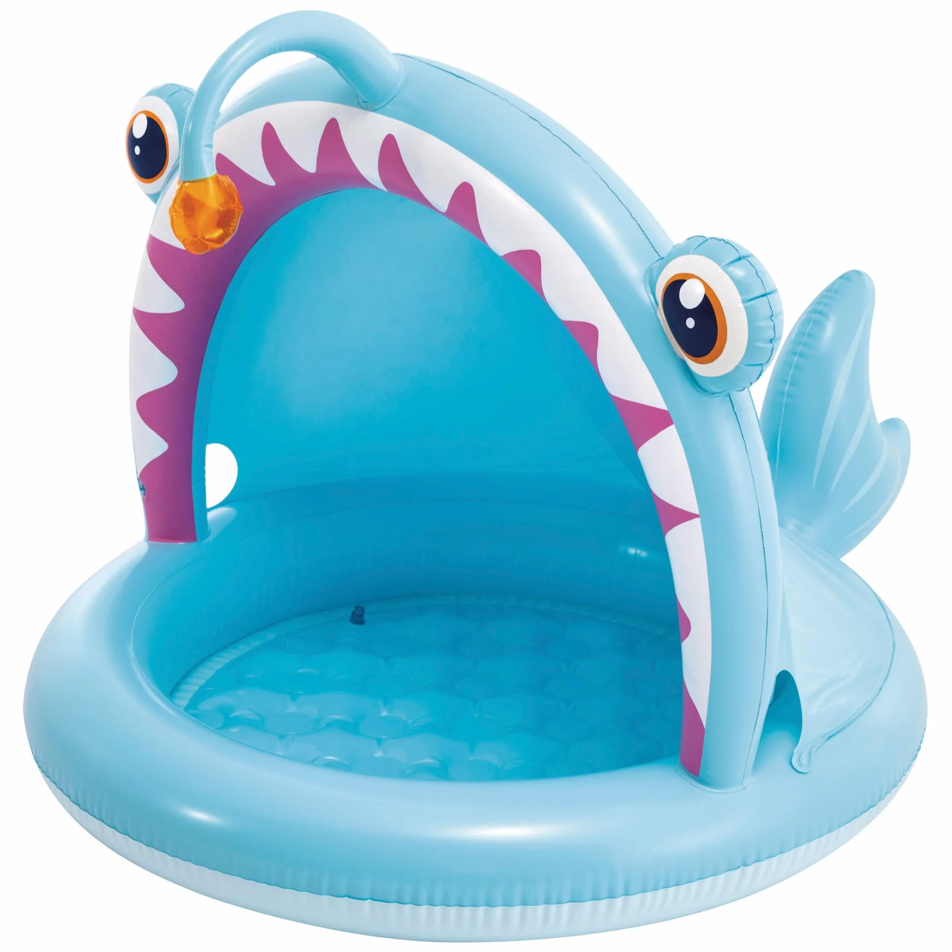 Intex 58419NP - Piscina Gonfiabile Baby Rana Pescatrice, 127x102x86 cm, 1-3 Anni