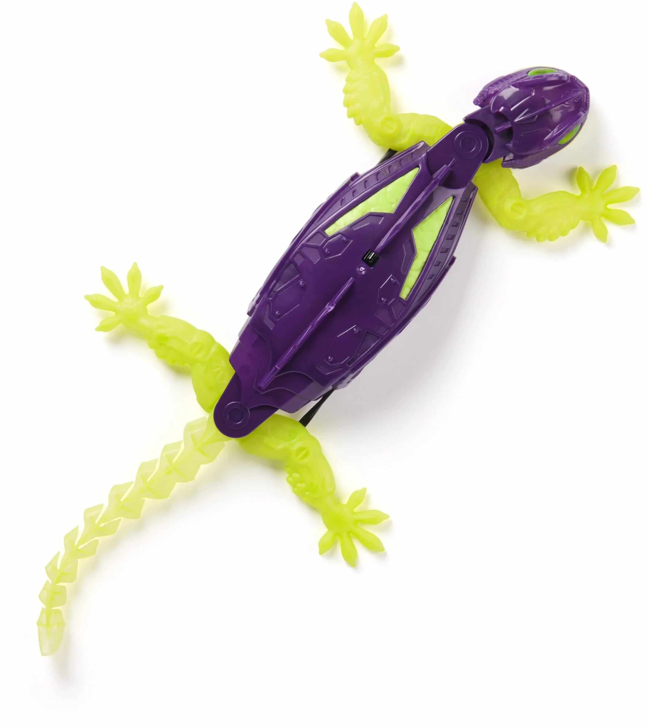 HEX BOTS Glow-in-The-Dark Gecko, Robot Radiocomandato Ricaricabile, Giocattolo Che Si Arrampica sulle Pareti, Fluorescente al Buio, 4+ Anni, Multicolore, 6075451