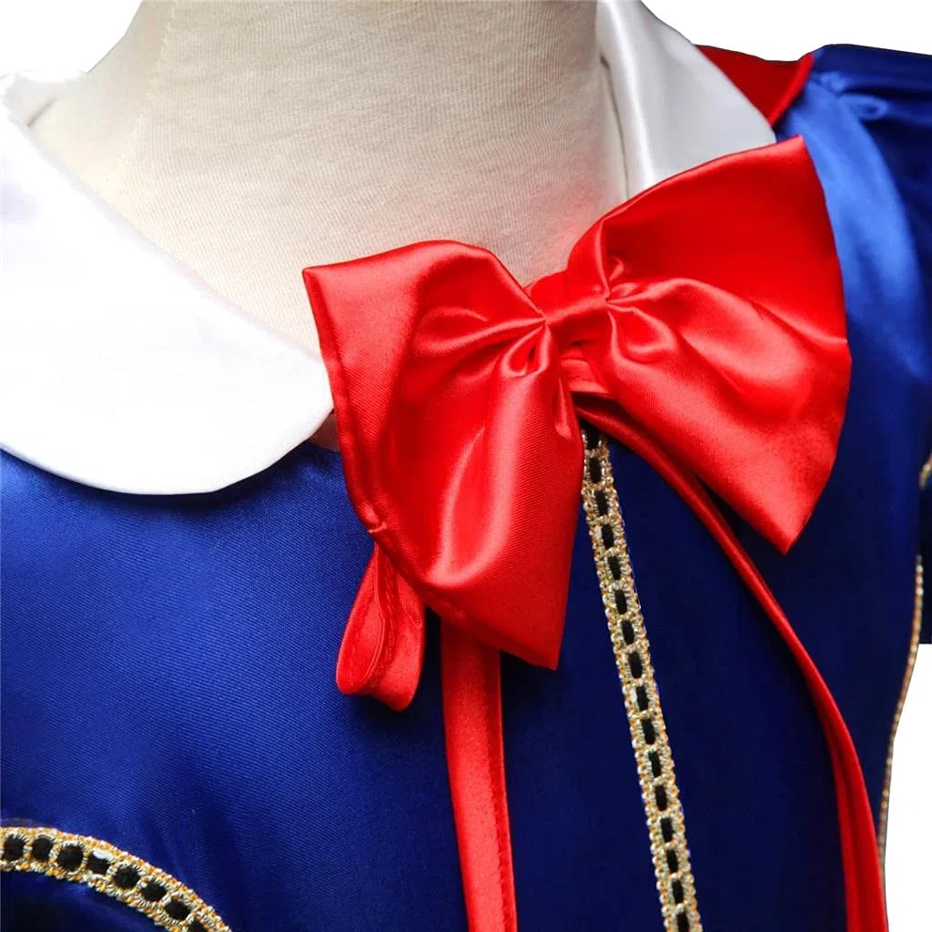 Lito Angels Vestito Costume Principessa Biancaneve per Bambina, Vestirsi Festa di Fantasia