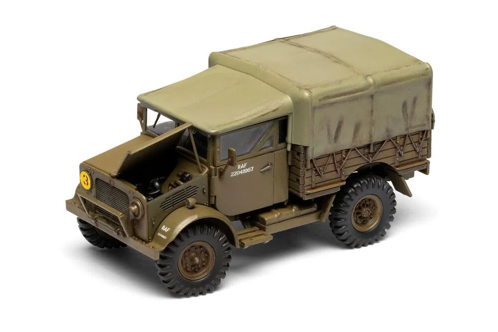 Airfix A03313A Camion G.S. 4 x 2 G.S; della Seconda Guerra Mondiale RAF 15-CWT, Veicoli Militari per Bambini dai 8 Anni in su