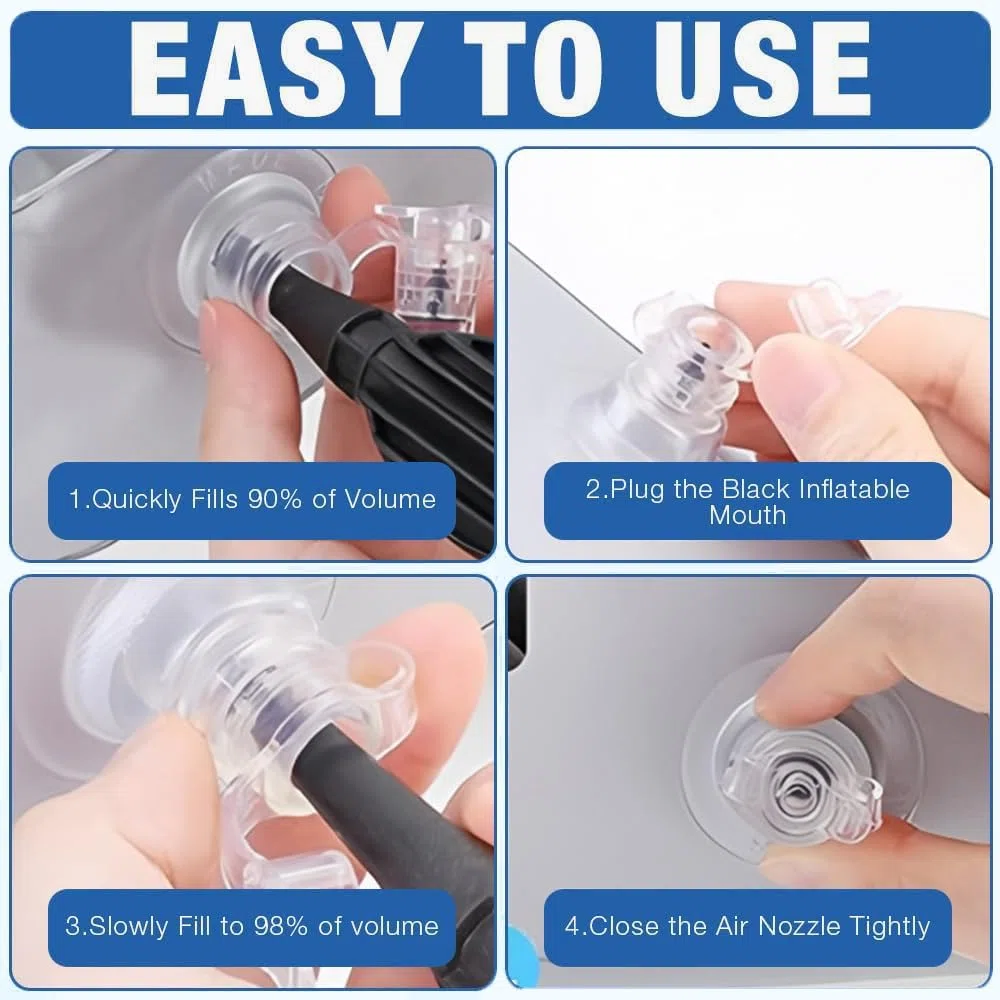 Portabevande Gonfiabile 2 in 1 con 8 Fori, Vassoio Galleggiante Grande Capacità, Bar Piscina Gonfiabile per Accessoire Piscina, Bouee Piscina, Spa Gonfiabile