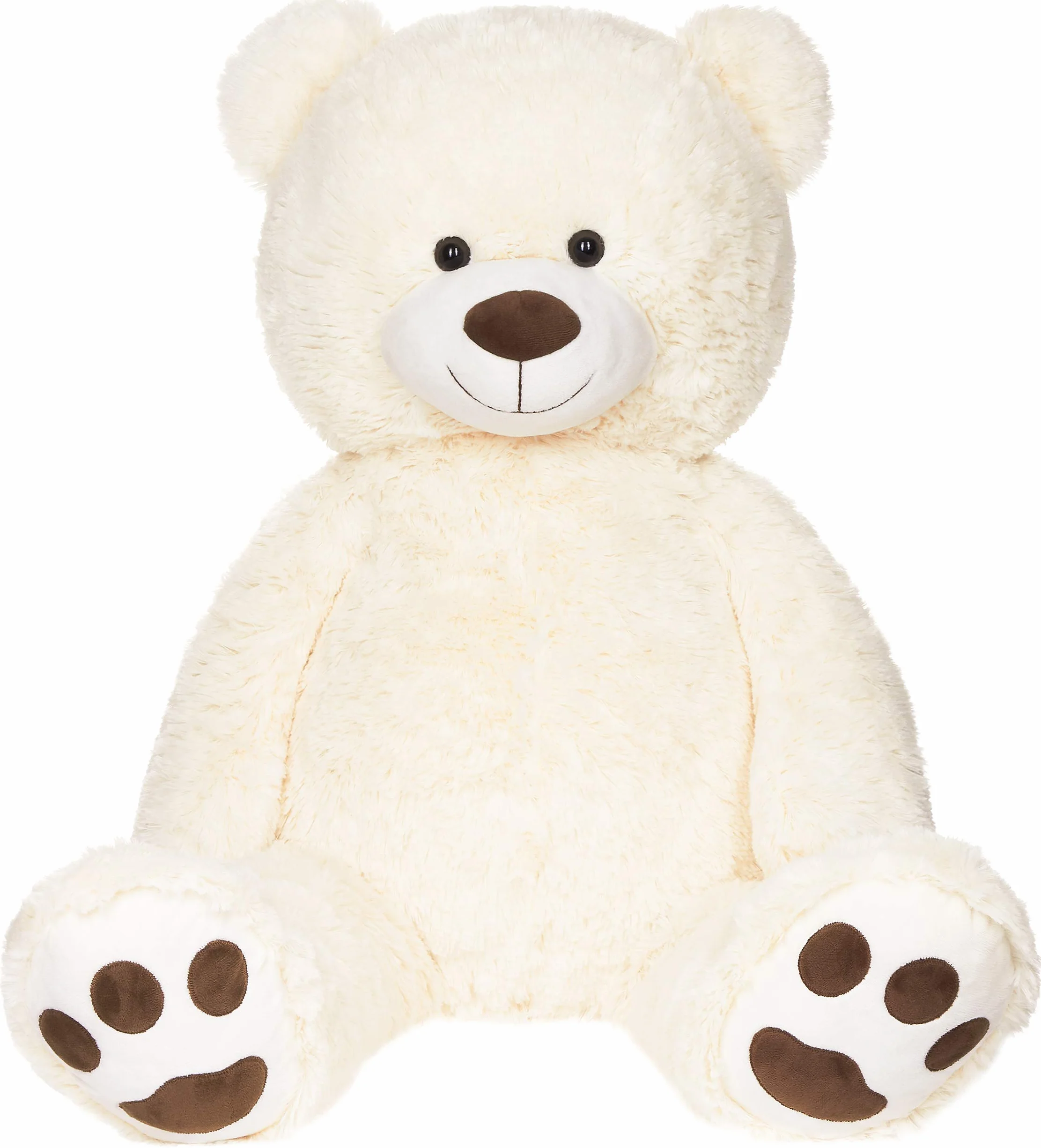 Brubaker Orsacchiotto XXL 100 cm - Bianco - Orso Orsetto Morbido Gigante