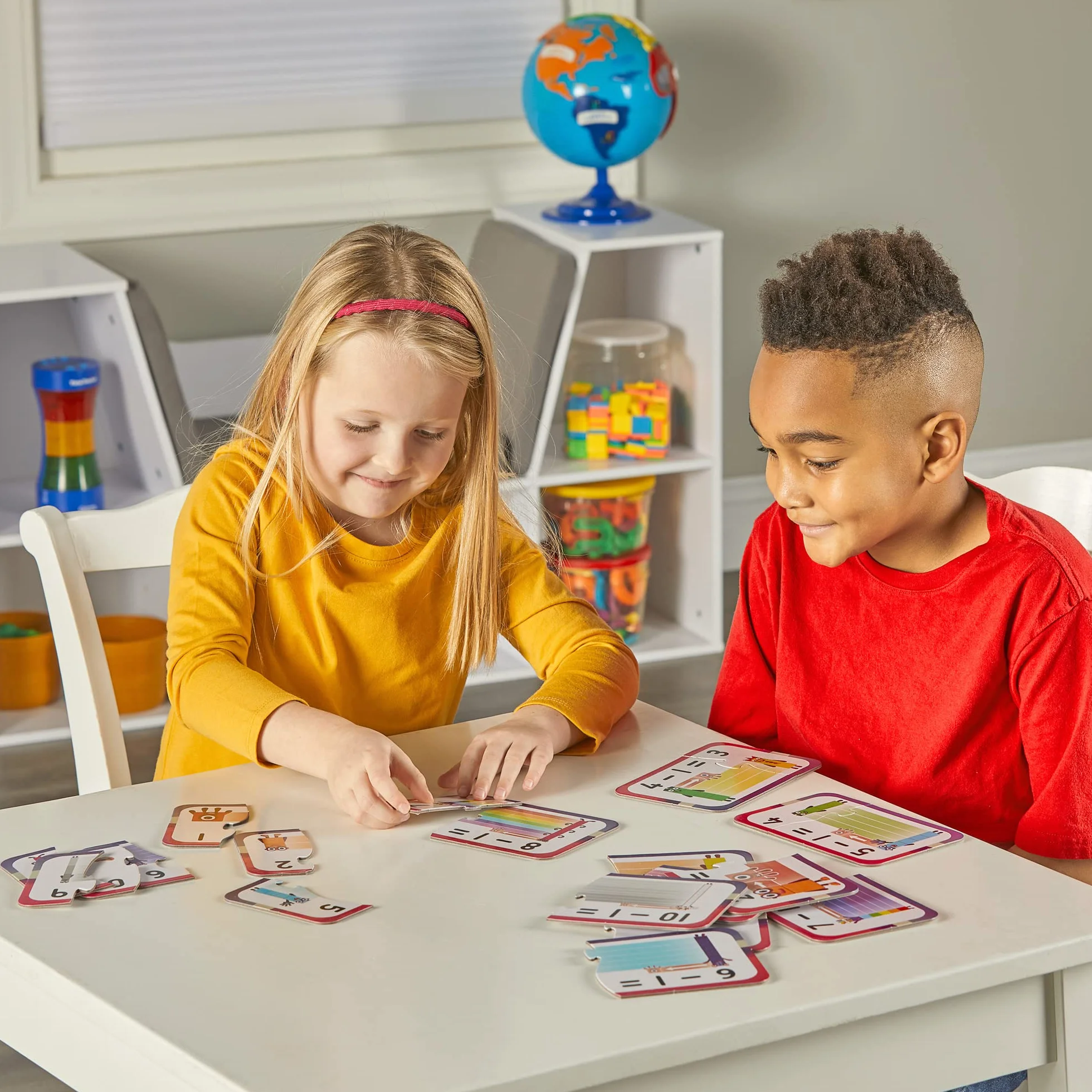 Learning Resources- Set Addizione e Sottrazione Numberblocks, matematico, 20 didattici in Una Confezione, Puzzle a 2 Pezzi, dai 3 Anni in avanti, Multicolore, HM95402-UK