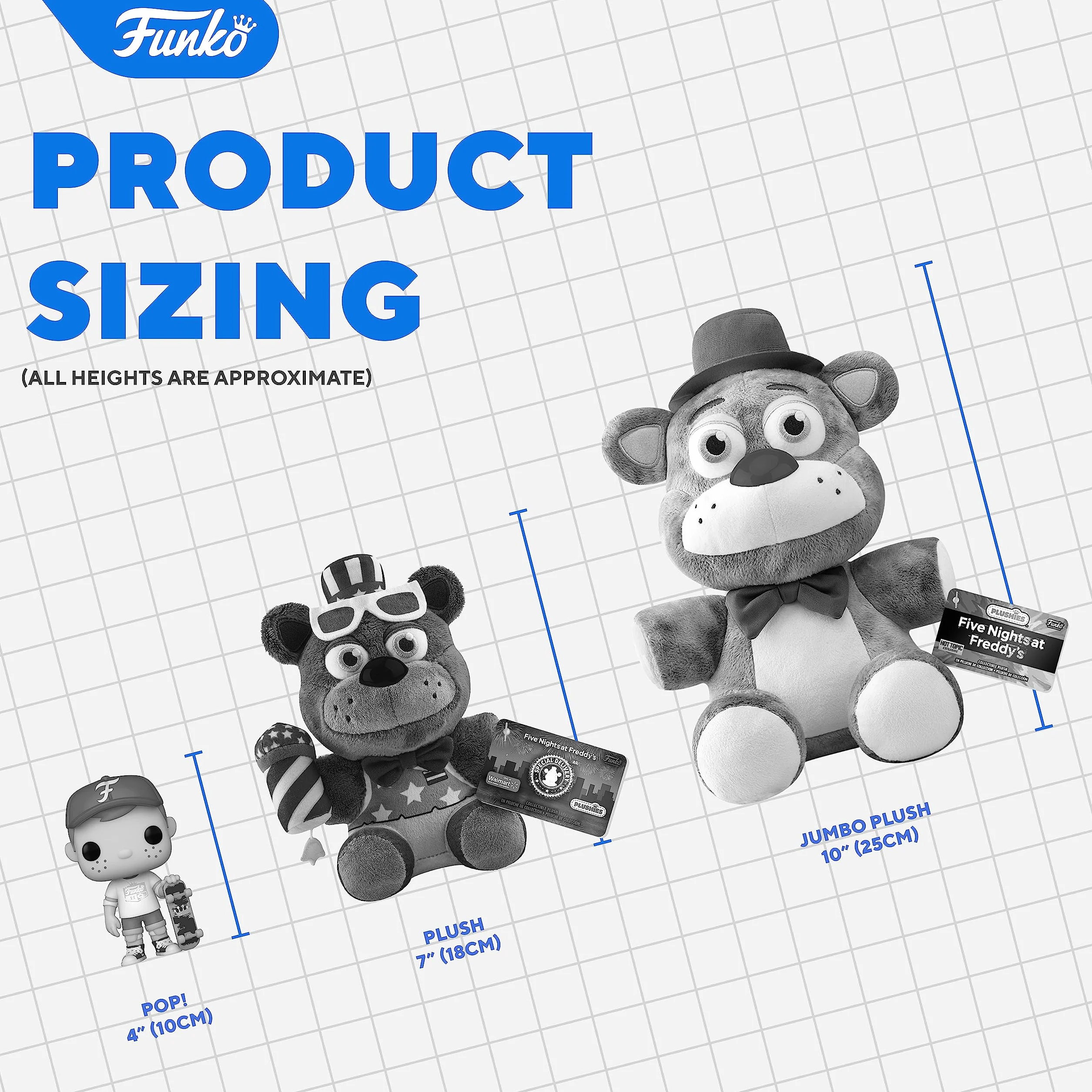 Funko Plush: Five Nights At Freddy's (FNAF) - Radioactive Foxy - Peluche da Collezione - Idea Regalo per il Compleanno - Merchandising Ufficiale Peluche per Bambini e Adulti, Fidanzate e Fidanzati