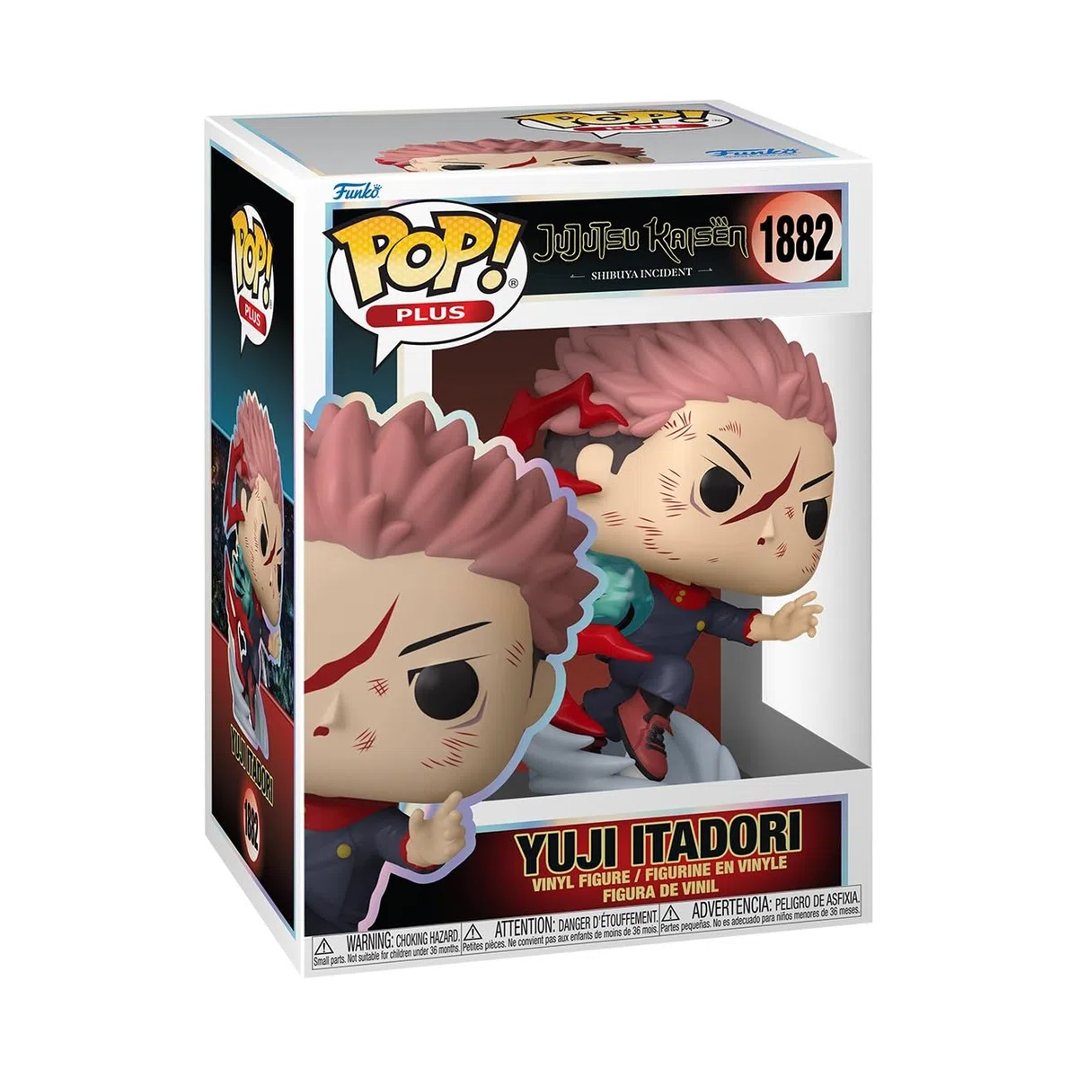Funko POP! Plus: Jujutsu Kaisen - JJK - Yuji Itadori - Figura in vinile da collezione - Idea regalo - Prodotto ufficiale - Giocattoli per bambini e adulti - Modello di figura per collezionisti
