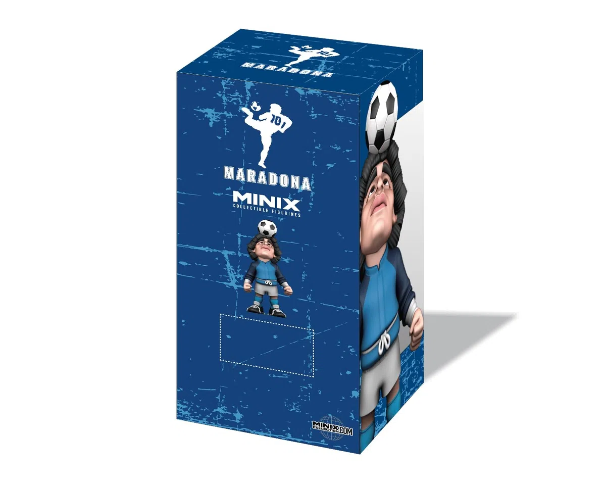 BANDAI - Minix Figura da collezione 12 cm - Maradona Riscaldamento "Life is Life" - Collezionabili per esposizione - Idea Regalo - Giocattoli per Bambini E Adulti - Fan di Calcio (MN20768)